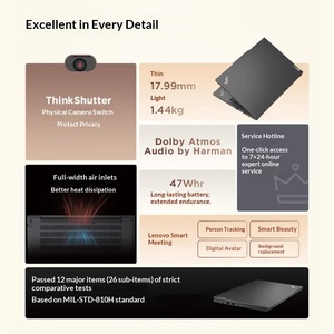 Ordinateur portable professionnel 14 pouces, léger et performant, <span class=keywords><strong>ThinkPad</strong></span> E14, avec processeur R7-7735H, 8 Go/16 Go/32 Go de RAM, SSD 256 Go/512 Go/1 To - Product Image 4
