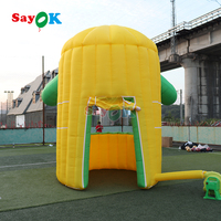 Stand de vente de limonade SAYOK, grand stand de concession, tente gonflable de 10x10x13,12 pieds avec mains et souffleur d'air pour les concessions