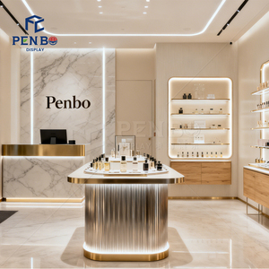 Vitrine de parfum illuminée personnalisée, meuble de bar à parfum haut de gamme, vitrine de magasin de parfum, <span class=keywords><strong>comptoir</strong></span> d'exposition - Product Image 2