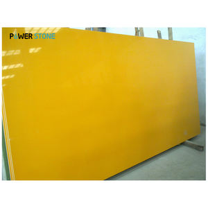 แผ่นหินควอตซ์สีส้มอ่อนสีเขียวแดงโรสเหลืองหินควอตซ์เคาน์เตอร์สำหรับปูพื้นผนัง PSQP009-2 - Product Image 6