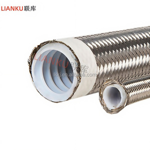 Tuyau de carburant antistatique haute pression, flexible, durable, en acier inoxydable tressé, doublé de PTFE, pour système de carburant automobile, National - Product Image 5