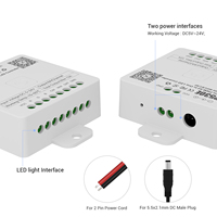 SP530E PWM SPI 5-IN-1 WIFI + BLE couleur unique CCT RGB RGBW RGBCCT 5CH contrôleur DC5V-24V 12V 6A LED contrôleur de bande