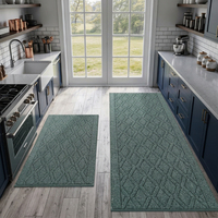 Anti-Slip Polypropylene Kitchen Mat Geometric Runner Rug Absorbent Floor Carpet Machine Washable Direct Factory