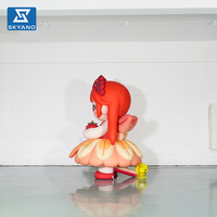 Modèle de mascotte de personnage de dessin animé gonflable personnalisé, décoration d'événements publicitaires en plein air