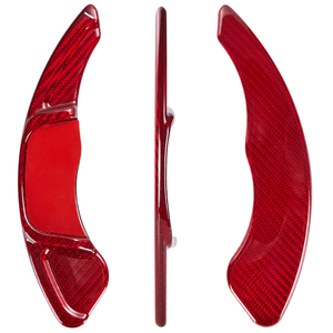 Changement de vitesses DSG à bascule en carbone véritable, pour pagaie d'extension pour <span class=keywords><strong>Golf</strong></span> <span class=keywords><strong>7</strong></span> MK7, pour levier de vitesses adapté à fo <span class=keywords><strong>Gti</strong></span> R GTD - Product Image 3