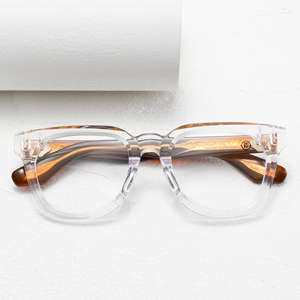 Monturas de Gafas Transparentes Rectangulares de Aro Completo, Color Sólido, Anti-UV, para Hombres Adultos, Corrección de Visión - Product Image 6