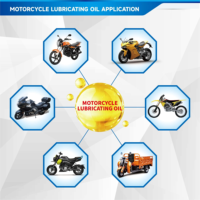 Huile moteur à essence OEM avec logo personnalisé SL 10W-40 Protection lubrifiante 1L en bouteille transparente (12 bouteilles)