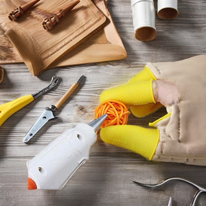 Protecteurs de doigts en <span class=keywords><strong>silicone</strong></span> Coussins anti-coupures résistants à la chaleur et antidérapants Protecteurs de doigts sûrs pour la <span class=keywords><strong>cuisine</strong></span> - Product Image 3