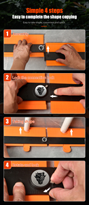 Sakateur duplicateur de jauge de Contour, classique, connexion illimitée outil de profil de jauge de Contour avec serrure, offre spéciale - Product Image 6