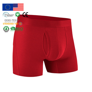 <span class=keywords><strong>Sous</strong></span>-vêtements modernes antibactériens pour hommes, caleçons et boxers, couleur personnalisée, coton, haute élasticité, trunks, vêtements intimes pour hommes au quotidien - Product Image 1
