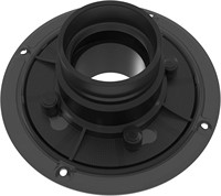 Siphon de sol ABS américain pour douche, sortie linéaire droite, joint en caoutchouc anti-fuite, design moderne noir pour salle de bain et cuisine