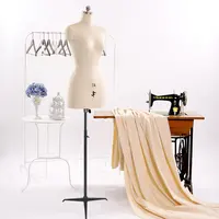 Female Torso Stand Dummy Realistic Tailoring Dress Form Female Body Half Body Mannequin