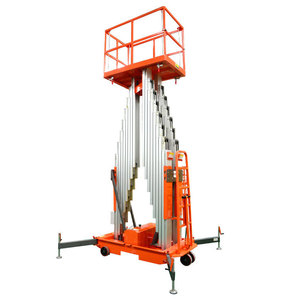 Kellen Single/Double Column Aluminum Alloy Scissors Lift Hydraulic High Rise <b>Work</b> Platform with Wheel 650x650mm <b>Table</b> - Product Image 4