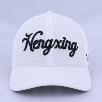 Gorra de béisbol para hombre, 6 paneles, transpirable, ajustada, Media malla, ala curva, gorra de béisbol, gorras de béisbol ajustadas