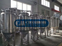 Réservoir de fermenteur conique isobare Glycol chemisé 100L 150L 200L Traitement d'alcool de bière Homebrew 50L 300L 500L Ferme de traitement