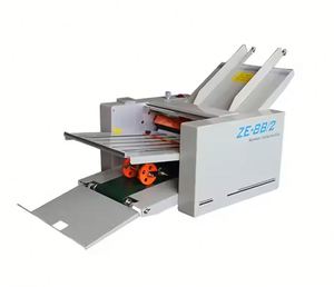Máquina Plegadora de Papel para Folletos de Alta Velocidad Estándar ZE-8B/2, Máquina Automática para Plegar Documentos - Product Image 3