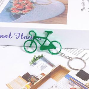 Porte-clés décapsuleur en métal avec logo personnalisé - Forme de mini vélo, outil pratique, cadeau promotionnel pour cyclistes, vente en gros - Product Image 3