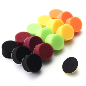 Tampons de polissage en éponge Weiyuan, 2 pouces, lot de 16 pièces, pour le detailing automobile, le cirage, utilisation avec machine pneumatique - Product Image 2