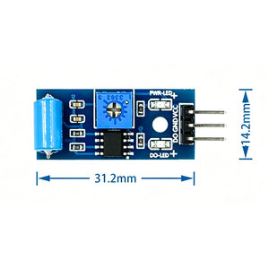 Módulo de sensor de vibración de tipo normalmente cerrado, módulo de sensor de alarma, interruptor de vibración SW-420, 2 uds. - Product Image 1