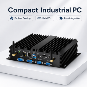 Mini Computadora Industrial Intel Core, DDR3, SSD, Doble Lan, HD, VGA, WIFI, <span class=keywords><strong>Win</strong></span> 10, Linux/Ubuntu, Sin Ventilador - Product Image 2