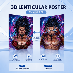 Póster Lenticular <span class=keywords><strong>3D</strong></span> <span class=keywords><strong>de</strong></span> Anime Japonés <span class=keywords><strong>de</strong></span> Plástico <span class=keywords><strong>de</strong></span> 30x40cm en Oferta |   Impresión con Efecto <span class=keywords><strong>de</strong></span> Movimiento |   Decoración <span class=keywords><strong>de</strong></span> Pared HD para Regalo Empresarial - Product Image 1