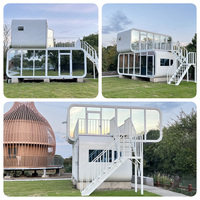 Nouvelle conception de maison préfabriquée Apple Office Pod, mini-maison, cabane pour bureau à domicile, hôtel, facilement déplaçable, protection de l'environnement