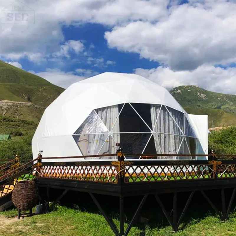 Grosir Tenda Kubah Udara Mewah Penjualan Laris Pvc Hotel Geodesic Igloo Tenda Kubah Glamping Rumah Prefab