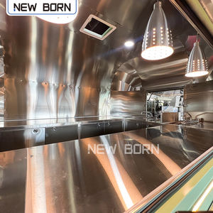 Acero inoxidable fibra <span class=keywords><strong>de</strong></span> vidrio helado postre caramelo comida remolque <span class=keywords><strong>Solar</strong></span> Powered Pizza horno Boba té jugo Bar carro para la venta - Product Image 4