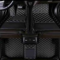Tapis de Sol de Voiture Dédicacé Artes en Cuir PU, Écologique, Fabrication sur Mesure, Vente en Gros, Antidérapant, Parfait Tapis de Sol de Voiture 5D en TPE