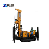Foreuse mobile rotative DTH pour petits puits artésiens, machine de forage de sol