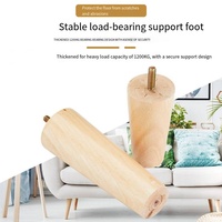 Moderne Massivholz Sofa beine für Ess möbel TV-Schrank Couch tisch Nachttisch Schuhs chrank Badezimmers chrank Fuß