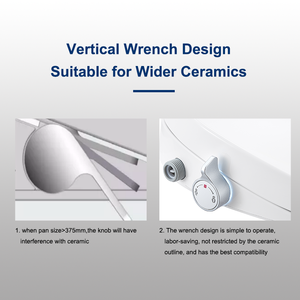 Housse de siège de toilette intelligente télécommandée Siège de bidet chauffant en plastique Siège de toilette intelligent - Product Image 4