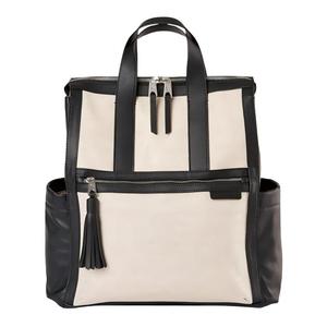 Sac à dos pour bébé en nylon imperméable et simili cuir, utilisable de trois façons, avec fermeture éclair et doublure en polyester - Product Image 5