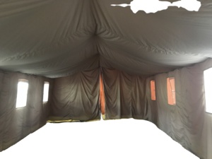 Carpa de Lona de Doble Capa con Estructura Saddlespan, Impermeable para Cuatro Estaciones, Portátil, de Una Habitación, para 20 Personas, para el Desierto, Mantiene el Calor, en Oferta - Product Image 5
