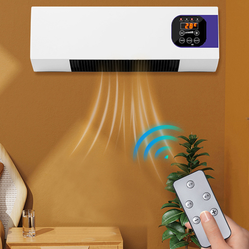 2000W Wall Mounted Heater Household Power Saving Bathroom Heater Smart Waterproof Small Quick Heating Mini Heater