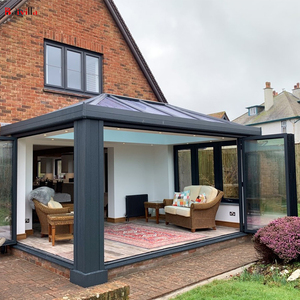 Thủy Tinh Cách Nhiệt Nóng Viện Nhôm Sơn Tĩnh Điện Ảnh Tùy Chỉnh, Người Anh Kim Loại Mùa Đông Vườn Phiền Muộn Mái - Product Image 2