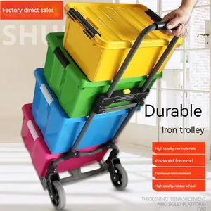 Chariots et chariots à main pliables, <span class=keywords><strong>chariot</strong></span> à main, <span class=keywords><strong>chariot</strong></span> de courses, <span class=keywords><strong>chariot</strong></span> à bagages en aluminium, <span class=keywords><strong>chariot</strong></span> pliable, <span class=keywords><strong>chariot</strong></span> à main pliable - Product Image 2