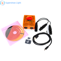 Console de lumière LED USB du fabricant, suite de programmation de scène 2 sur PC 2, DMX512, lumière du soleil 2, contrôleur de lumière