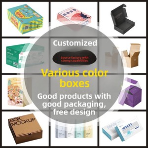 Caja blanca, caja de color, diseño de impresión, caja de embalaje, caja personalizada para lotes pequeños, caja rígida, caja de regalo de alta gama, caja de papel kraft - Product Image 1