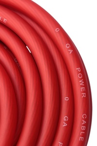 Câble d'alimentation audio <span class=keywords><strong>de</strong></span> voiture 0AWG OFC 51FT/15.5 mètres Câble en cuivre pur toronné <span class=keywords><strong>de</strong></span> <span class=keywords><strong>calibre</strong></span> 0 avec isolation en PVC pour application aérienne - Product Image 6