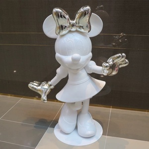 Scultura Colorata di <span class=keywords><strong>Minnie</strong></span> Mouse - Statua in Fibra di Vetro Fatta a Mano per Decorazioni di Centri Commerciali e Feste - Product Image 5