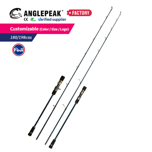 <span class=keywords><strong>Canne</strong></span> à pêche Slow Pitch Jigging à pointe solide, 1,5 section, personnalisable, pour la pêche en mer, la pêche en bateau, le lancer et le spinning, avec guides Fuji. - Product Image 2