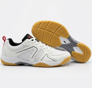 Chaussures <span class=keywords><strong>de</strong></span> tennis blanches professionnelles OEM pour hommes et femmes, chaussures <span class=keywords><strong>de</strong></span> pickleball et <span class=keywords><strong>de</strong></span> <span class=keywords><strong>handball</strong></span> avec doublure en mesh pour les sports d'été - Product Image 5