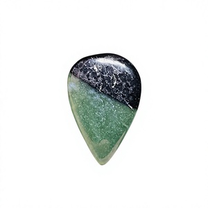 Piedra Preciosa de Serpentina Verde Natural Rara, Precio al por Mayor, FAIJAN GEMS, Forma de Pera, Verde, 100% Natural, Piedra de Primera Calidad - Product Image 1