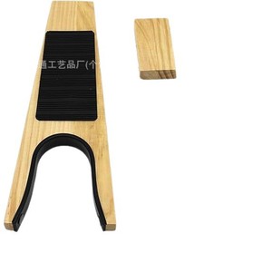 Herramienta para quitar zapatos de madera maciza con almohadilla antideslizante para facilitar la extracción de botas, uso doméstico - Product Image 1