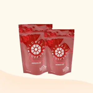 中国供应商定制彩色印刷咖啡袋直立袋阀门咖啡袋