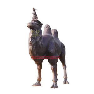 High Quality Garden Ornaments Metal crafts Sculpture Bronze Camel Statue