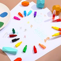 Muestra Gratis de Lápices Apilables y Coloridos, Regalos DIY Arcoíris para la Escuela, Oficina, Fiestas de Cumpleaños, Crayones Apilables