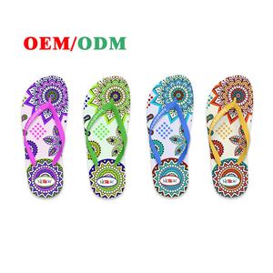 Sandalias de Playa Casuales Antideslizantes con Diseño Personalizado, Chanclas de Verano con Estampado Artístico y Suela de PE para Mujer, Nueva Tendencia Nicecin - Product Image 1