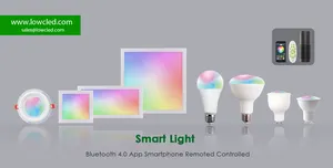 9W E27 E26 7W Lampe à distance colorée RVB Lumière Dimmable Alexa Bombilla Foco Inteligente Wifi Led Smart Bulb,Smart Light,Smart Led
